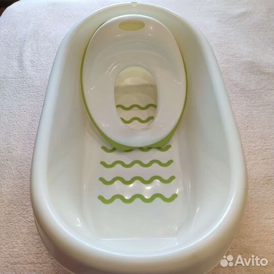 Ванночка для купания IKEA + сиденье на унитаз IKEA