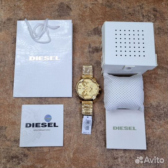 Часы Оригинальные мужские Diesel DZ7479 золотой