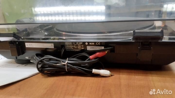 Проигрыватель винила denon dp-300f