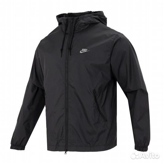 Nike Club Windbreakers Jacket 'Black' / 'White'