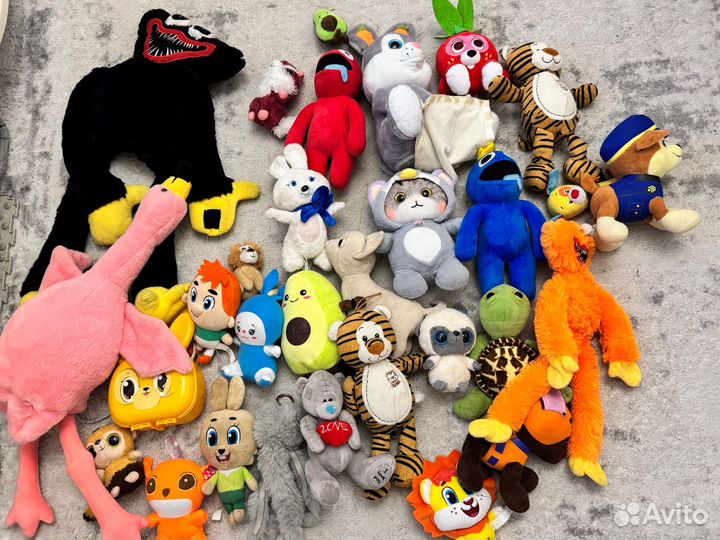 Мягкие игрушки пакетом