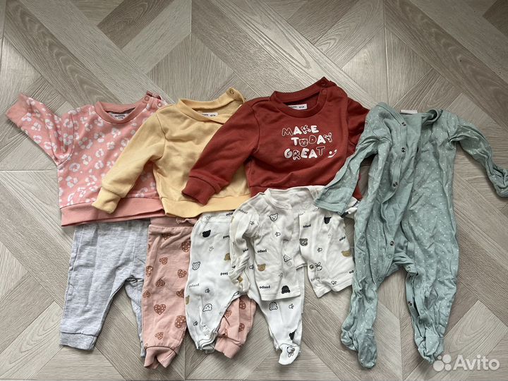 Вещи пакетом на девочку 56-62