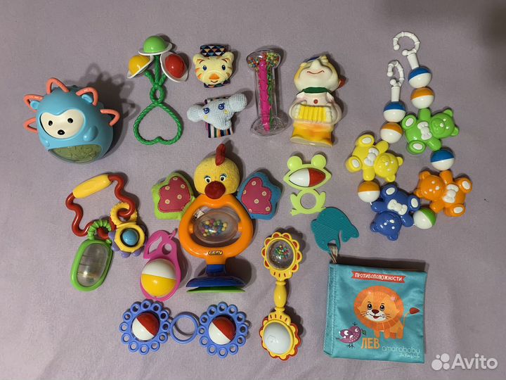 Развивающие игрушки, погремушки