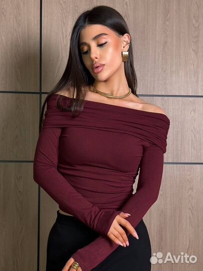 Топ женский с длинными рукавами