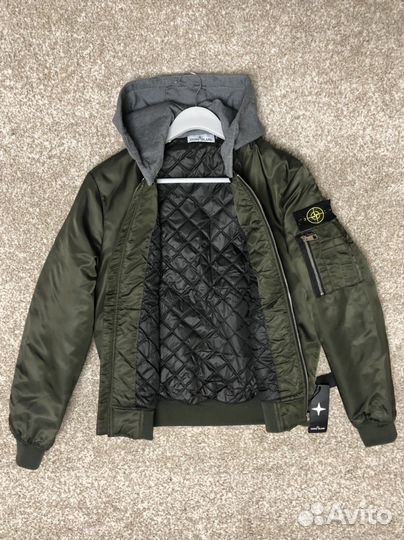 Куртка бомбер stone island