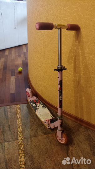 Самокат детский двухколесный для девочки