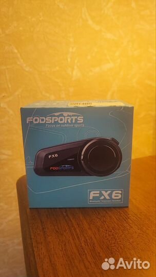 Шлем AGV pista с гарнитурой Fodsport FX6