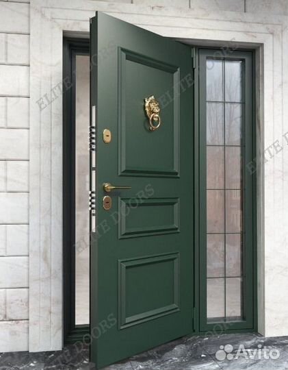 Парадная металлическая дверь для дома ED-335