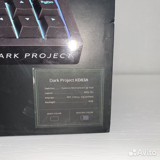 Новая Клавиатура Dark Project KD83A