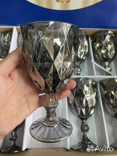 Набор бокалов и рюмок 6+6