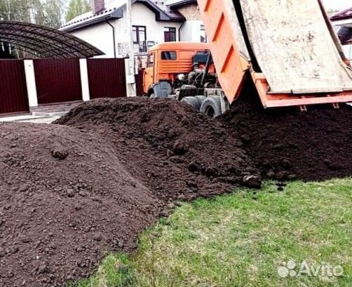 Навоз, перегной, чернозём, песок, щебень