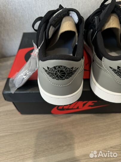 Кроссовки Air Jordan 1 Low GS shadow gray