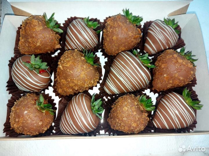 Клубника в шоколаде, шоколадные наборы, букеты