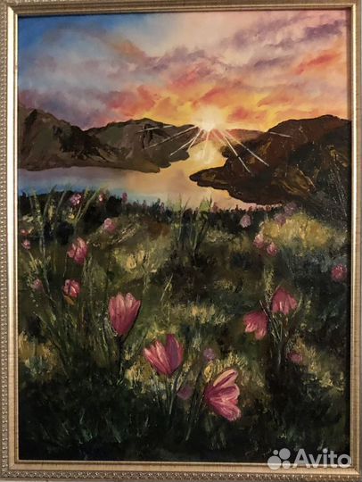 Картина маслом пейзаж