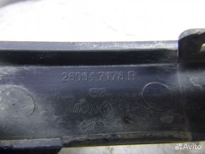 Планка под фару левая renault logan II 2014