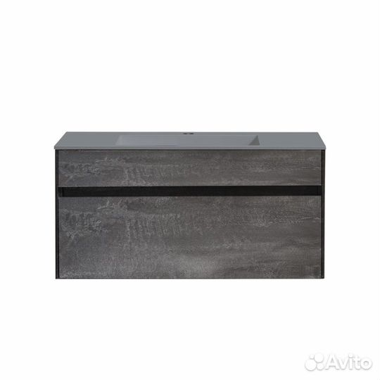 Тумба с раковиной Vincea Chiara VMC-2C100GS Серый