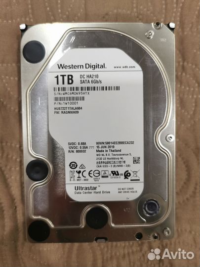 Жесткий диск Western Digital 1tb