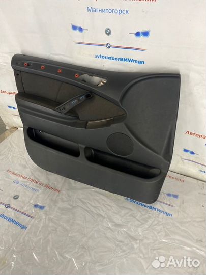 Дверная карта передняя левая Bmw X5 E53 M54B30