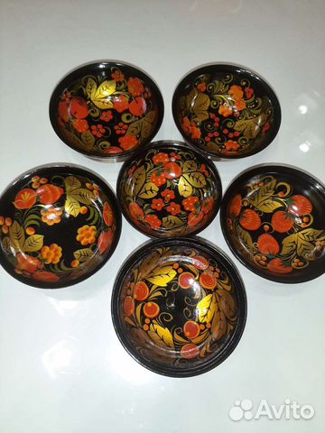 Чашки Хохлома новые