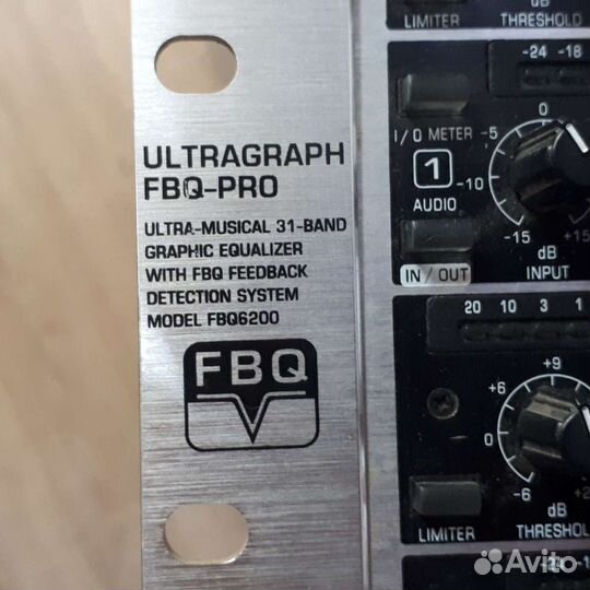 Эквалайзер behringer FBQ 6200