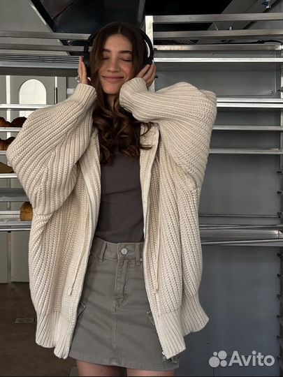 Кардиганы женский вязаный