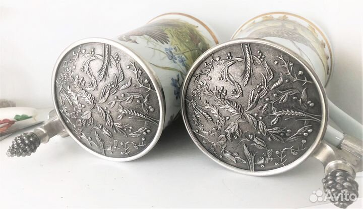 Коллекционная пивная кружка 1 л.Franklin Porcelain