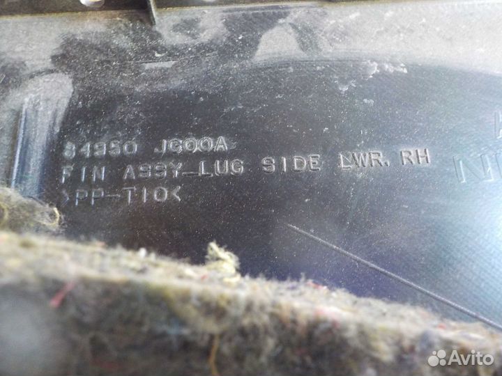 Обшивка багажника nissan xtrail T31