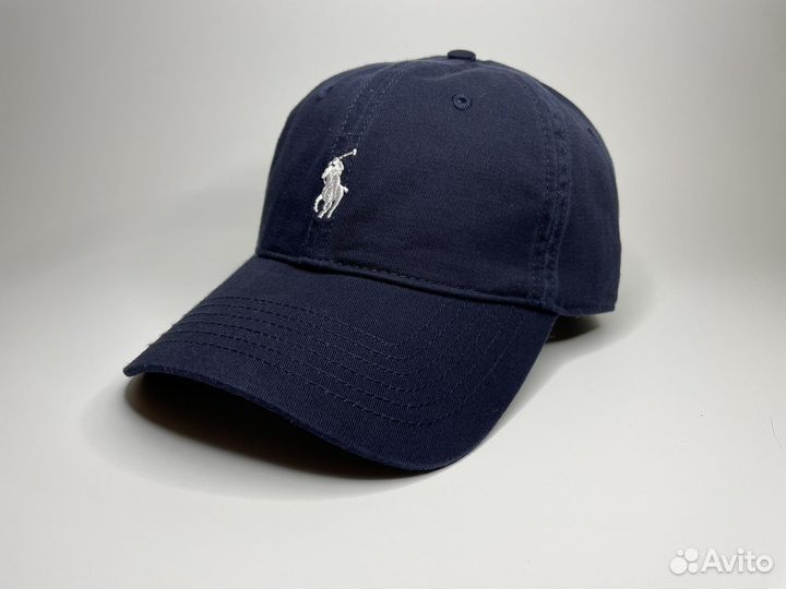 Кепка polo ralph lauren синяя мужская женская