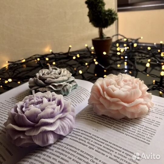 Ароматическая свеча ручной работы