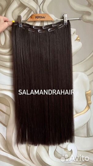 Волосы на заколках биопротеиновые волосы