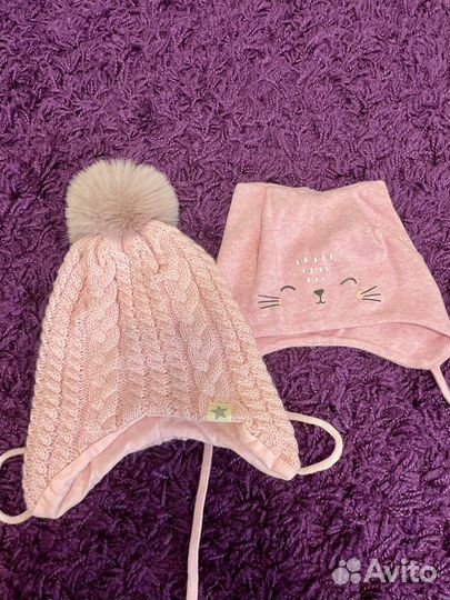 Шапка для девочки 46