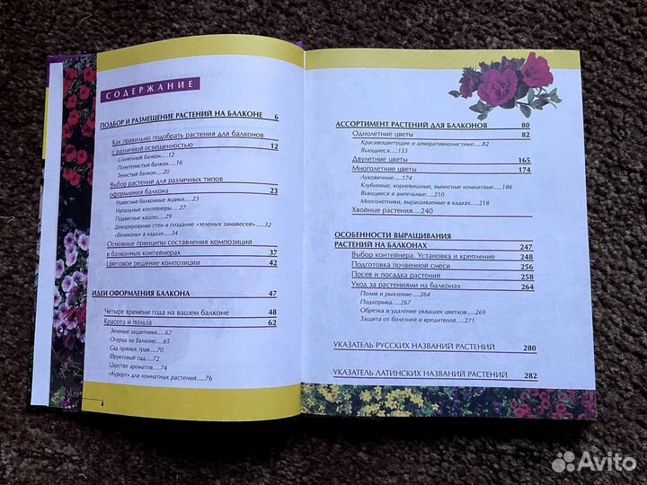 Книжка про растения. Цветы на балконе