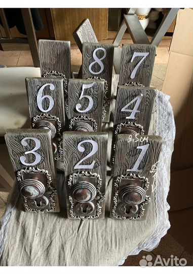 Нумерация столов