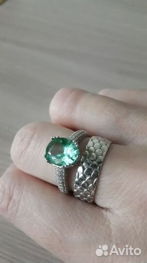 Кольцо серебряное