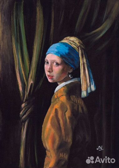 Картина. Масляная пастель