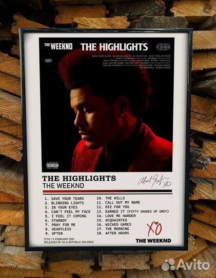 Постер The Weeknd - The Highlights