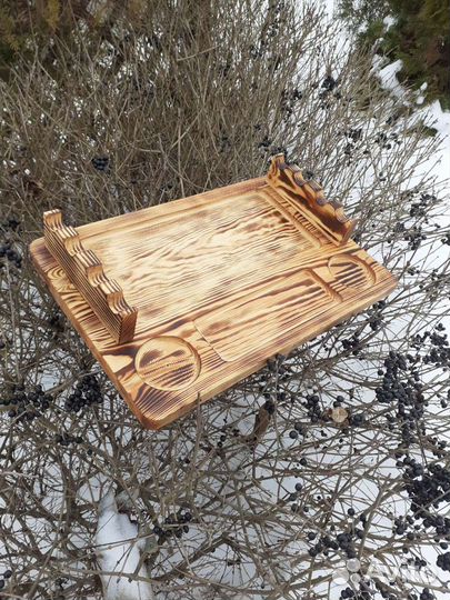Поднос деревянный