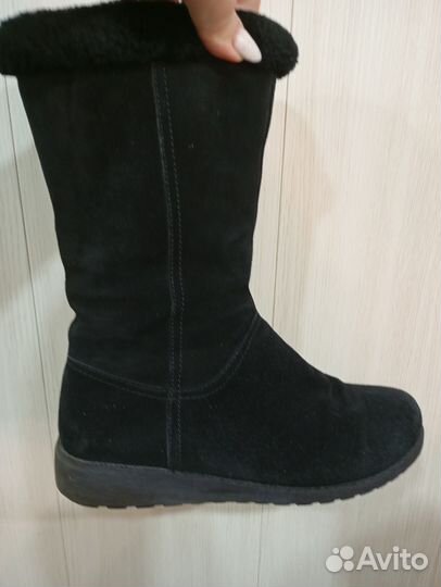 Натуральные замшевые Германские сапоги