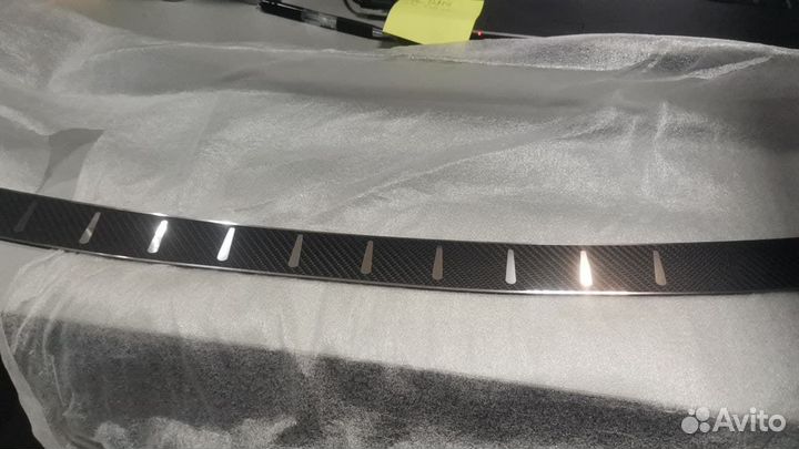 Накладка на задний бампер Nissan Qashqai 2007