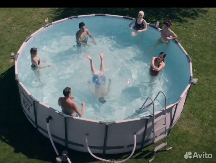 Бассейн каркасный 457 на 122 доставка по РФ