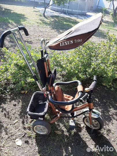 Детский велосипед с родительской ручкой