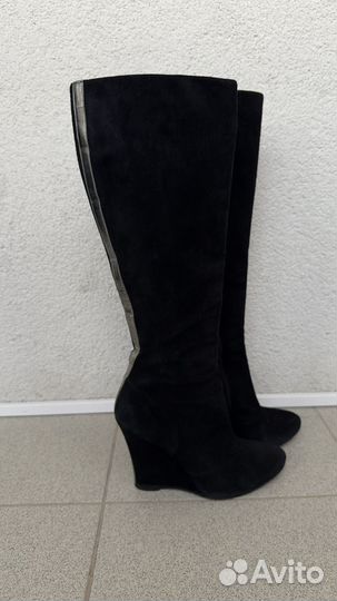 Сапоги женские натуральный нубук