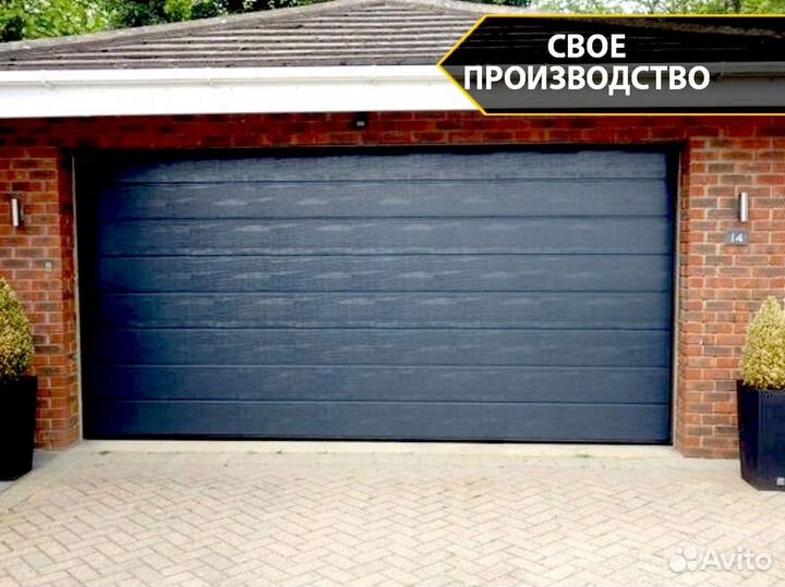 Автоматические секционные гаражные ворота