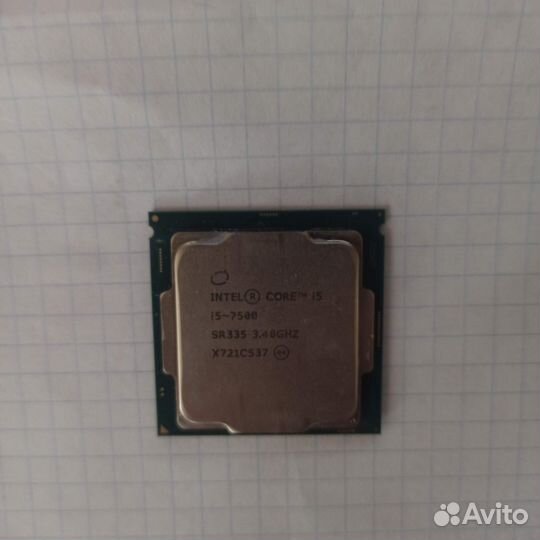 Процессор intel core i5 7500