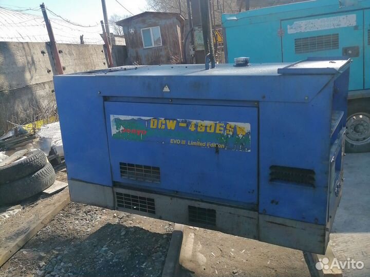 Дизельный 2 постовой сварочный генератор Denyo 480