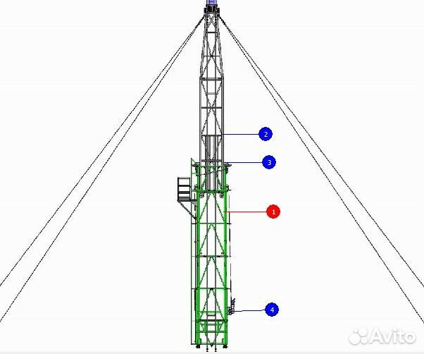 Продам мачту с подьемника упа б/у