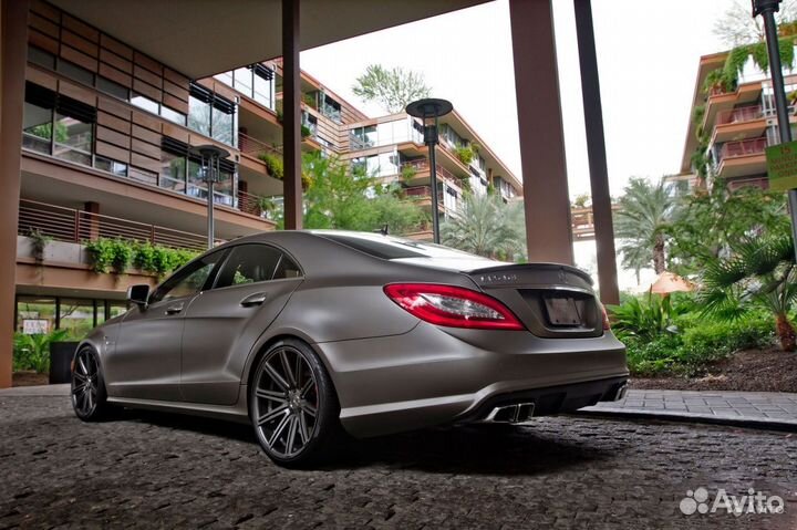 Тюнинг спойлер AMG на Mercedes Benz w218 CLS-class