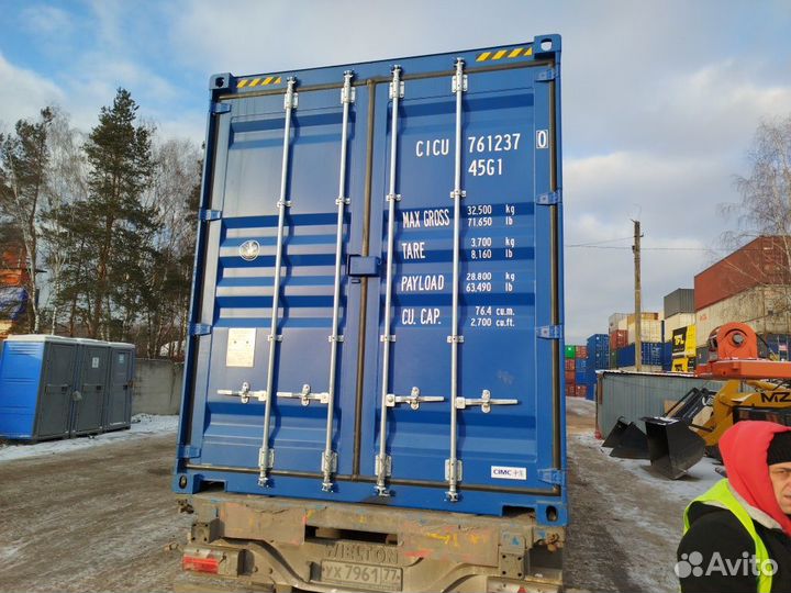Морской контейнер 40 футов новый высокий