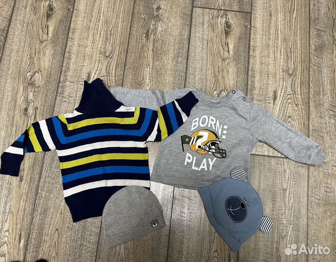 Вещи пакетом на мальчика 74