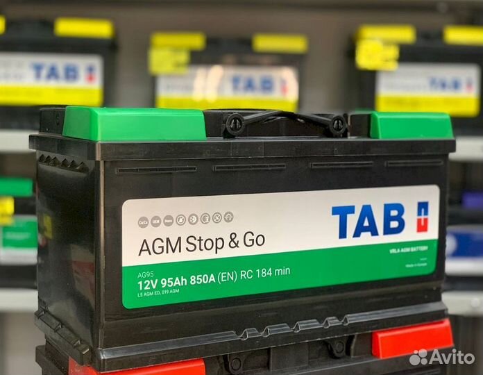Аккумулятор новый TAB AGM stop&GO 95Ач